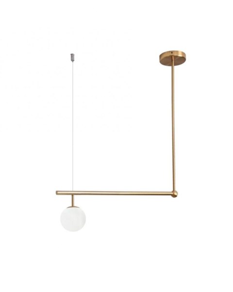 Lampa wisząca ASTRA 1 antyczny mosiądz - metal, szkło Lampa wisząca ASTRA 1 antyczny mosiądz - metal, szkło