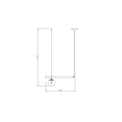Lampa wisząca ASTRA 1 antyczny mosiądz - metal, szkło Lampa wisząca ASTRA 1 antyczny mosiądz - metal, szkło