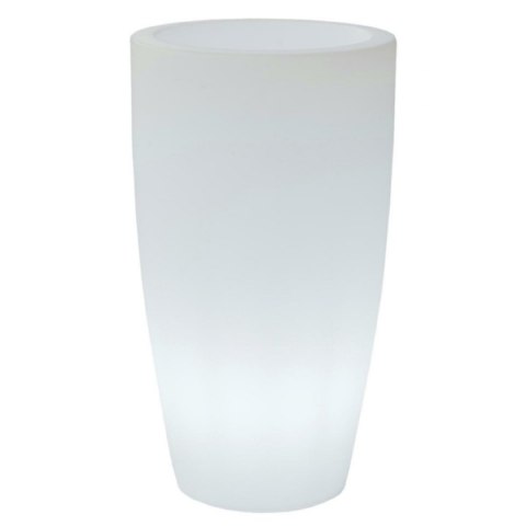 New Garden NEW GARDEN donica BAMBU 70 C biała - LED New Garden NEW GARDEN donica BAMBU 70 C biała - LED