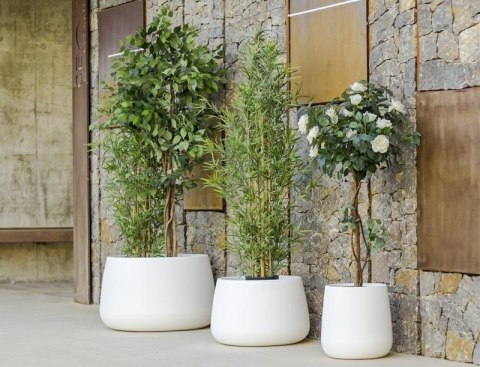 New Garden NEW GARDEN donica CAMELIA 60 C biała - LED New Garden NEW GARDEN donica CAMELIA 60 C biała - LED