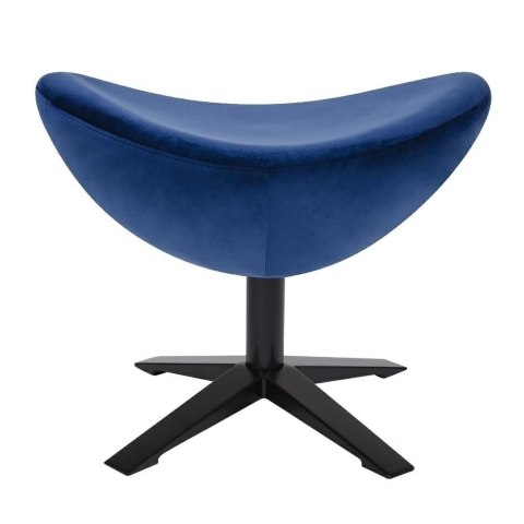 King Home Podnóżek EGG SZEROKI VELVET BLACK ciemny niebieski.49 - welur, podstawa czarna King Home Podnóżek EGG SZEROKI VELVET BLACK ciemny niebieski.49 - welur, podstawa czarna