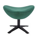 King Home Podnóżek EGG SZEROKI VELVET BLACK ciemny zielony.18 - welur, podstawa czarna King Home Podnóżek EGG SZEROKI VELVET BLACK ciemny zielony.18 - welur, podstawa czarna