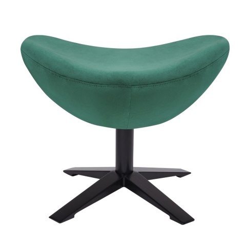 King Home Podnóżek EGG SZEROKI VELVET BLACK ciemny zielony.18 - welur, podstawa czarna King Home Podnóżek EGG SZEROKI VELVET BLACK ciemny zielony.18 - welur, podstawa czarna