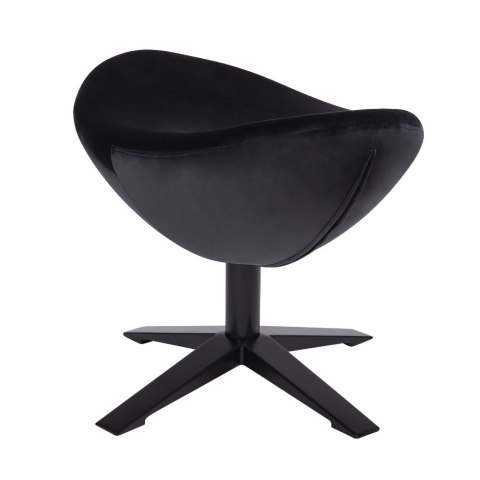 King Home Podnóżek EGG SZEROKI VELVET BLACK czarny.50 - welur, podstawa czarna King Home Podnóżek EGG SZEROKI VELVET BLACK czarny.50 - welur, podstawa czarna