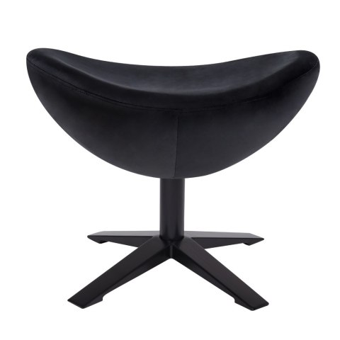 King Home Podnóżek EGG SZEROKI VELVET BLACK czarny.50 - welur, podstawa czarna King Home Podnóżek EGG SZEROKI VELVET BLACK czarny.50 - welur, podstawa czarna