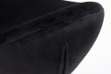 King Home Podnóżek EGG SZEROKI VELVET BLACK czarny.50 - welur, podstawa czarna King Home Podnóżek EGG SZEROKI VELVET BLACK czarny.50 - welur, podstawa czarna