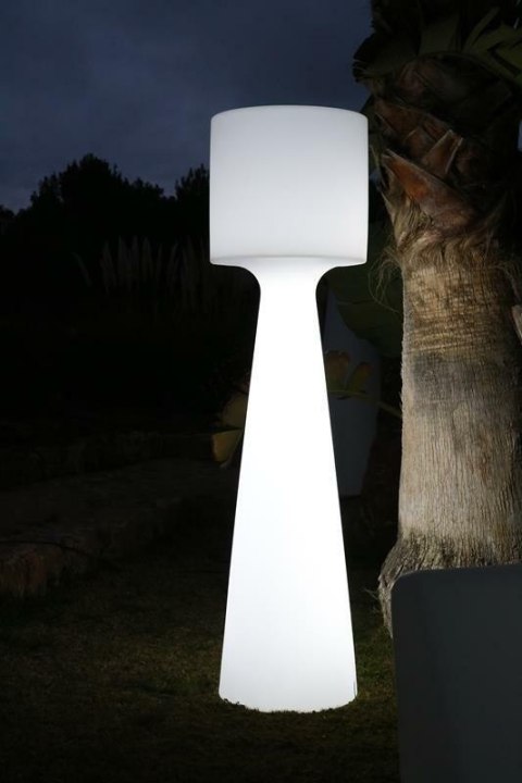 New Garden NEW GARDEN lampa ogrodowa GRACE 170 B biała - LED, wbudowana bateria