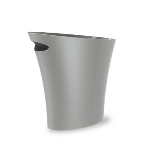 Umbra UMBRA kosz na śmieci SKINNY - silver szary Umbra UMBRA kosz na śmieci SKINNY - silver szary