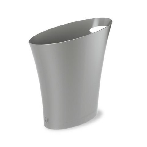Umbra UMBRA kosz na śmieci SKINNY - silver szary Umbra UMBRA kosz na śmieci SKINNY - silver szary