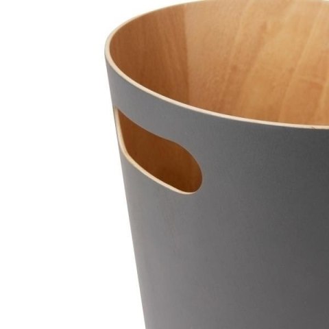 KOSZ NA ŚMIECI OKRĄGŁY Z UCHWYTEM WOODROW Umbra UMBRA - charcoal SZARY DREWNO LAKIEROWANE KOSZ NA ŚMIECI OKRĄGŁY Z UCHWYTEM WOODROW Umbra UMBRA - charcoal SZARY DREWNO LAKIEROWANE