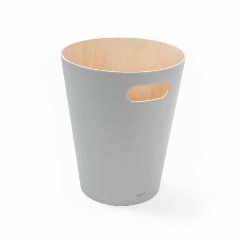 Umbra UMBRA kosz na śmieci WOODROW - gray, drewno lakierowane Umbra UMBRA kosz na śmieci WOODROW - gray, drewno lakierowane