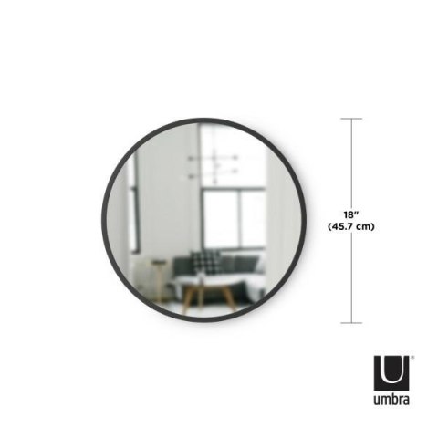 Umbra UMBRA lustro HUB 18 -czarny Umbra UMBRA lustro HUB 18 -czarny