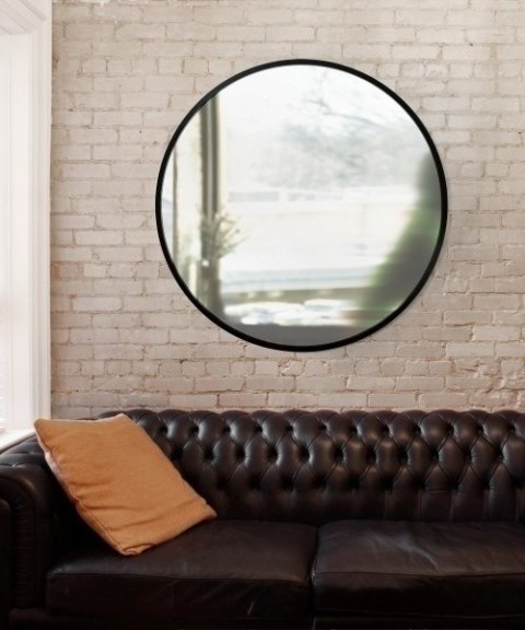 Umbra UMBRA lustro wiszące HUB 91 czarne Umbra UMBRA lustro wiszące HUB 91 czarne