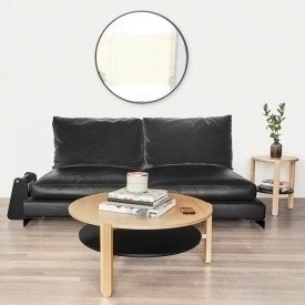 Umbra UMBRA lustro wiszące HUB 91 czarne Umbra UMBRA lustro wiszące HUB 91 czarne