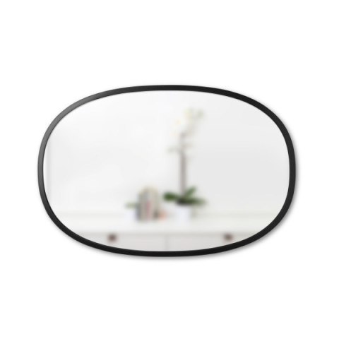 Umbra UMBRA lustro wiszące HUB OVAL 24x36 -czarne Umbra UMBRA lustro wiszące HUB OVAL 24x36 -czarne