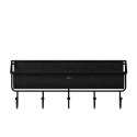 Umbra UMBRA organizer ścienny z lustrem CUBIKO za lustrem półka na drobiazgi pod lustrem haczyki metal malowany proszkowo czarny Umbra UMBRA organizer ścienny z lustrem CUBIKO za lustrem półka na drobiazgi pod lustrem haczyki metal malowany proszkowo czarny