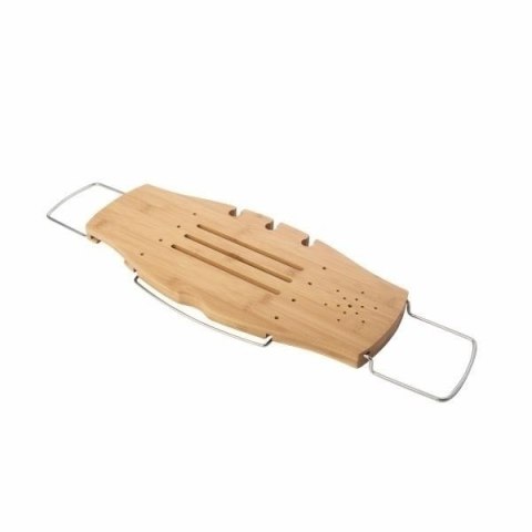 Umbra UMBRA półka na wannę AQUALA - natural drewno bambusowe metal chromowany regulowana szerokość Umbra UMBRA półka na wannę AQUALA - natural drewno bambusowe metal chromowany regulowana szerokość