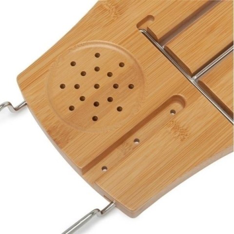 Umbra UMBRA półka na wannę AQUALA - natural drewno bambusowe metal chromowany regulowana szerokość Umbra UMBRA półka na wannę AQUALA - natural drewno bambusowe metal chromowany regulowana szerokość