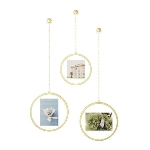 Umbra UMBRA ramka na zdjęcia FOTOCHAIN CIRCULAR metal złoty okrągłe zawieszane na łańcuszku Umbra UMBRA ramka na zdjęcia FOTOCHAIN CIRCULAR metal złoty okrągłe zawieszane na łańcuszku