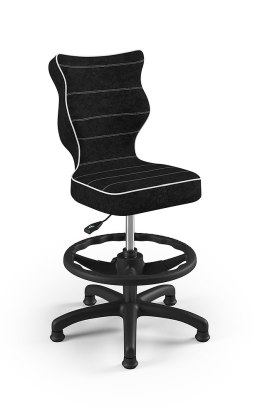 Entelo Petit Czarny VS01 rozmiar 3 WK+P - DOBRE KRZESŁO dla kręgosłupa, ortopedyczne - fotel obrotowy do biurka