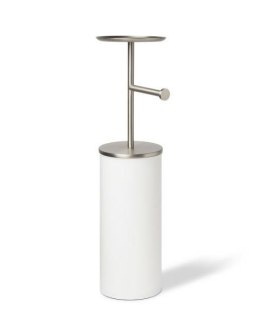 Umbra UMBRA stalowy stojak na papier toaletowy PORTALO, biały z półką