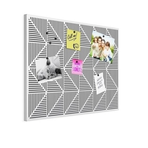 Umbra UMBRA tablica magnetyczna TRIGON - biały metal geometryczny wzór na magnesy lub pinezki Umbra UMBRA tablica magnetyczna TRIGON - biały metal geometryczny wzór na magnesy lub pinezki