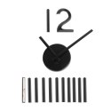 Umbra UMBRA zegar BLINK - czarny wielkość dowolna na dużą średnią lub małą ścianę