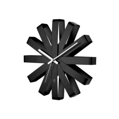Umbra UMBRA zegar okrągły RIBBON - czarny stalowe paski Umbra UMBRA zegar okrągły RIBBON - czarny stalowe paski