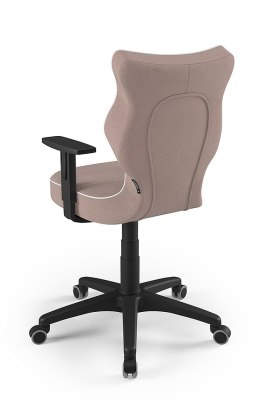 Entelo Duo Różowy/Czarny JS08 rozmiar 5 - DOBRE KRZESŁO dla kręgosłupa, ortopedyczne - fotel obrotowy do biurka