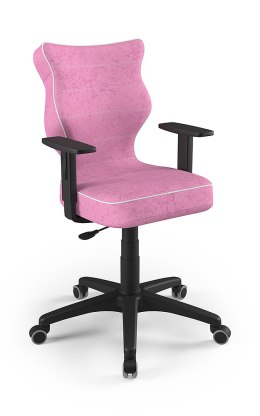 Entelo Duo Różowy/Czarny VS08 rozmiar 5 - DOBRE KRZESŁO dla kręgosłupa, ortopedyczne - fotel obrotowy do biurka