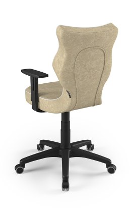 Entelo Duo Beżowy/Czarny VS26 rozmiar 5 - DOBRE KRZESŁO dla kręgosłupa, ortopedyczne - fotel obrotowy do biurka
