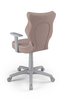 Entelo Duo Szary JS08 rozmiar 5 - DOBRE KRZESŁO dla kręgosłupa, ortopedyczne - fotel obrotowy do biurka
