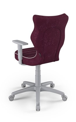 Entelo Duo Szary VS07 rozmiar 5 - DOBRE KRZESŁO dla kręgosłupa, ortopedyczne - fotel obrotowy do biurka