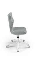 Entelo Petit Biały JS03 rozmiar 3 - DOBRE KRZESŁO dla kręgosłupa, ortopedyczne - fotel obrotowy do biurka