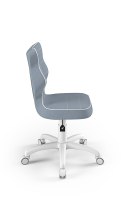 Entelo Petit Biały JS06 rozmiar 3 - DOBRE KRZESŁO dla kręgosłupa, ortopedyczne - fotel obrotowy do biurka