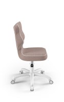 Entelo Petit Biały JS08 rozmiar 4 - DOBRE KRZESŁO dla kręgosłupa, ortopedyczne - fotel obrotowy do biurka