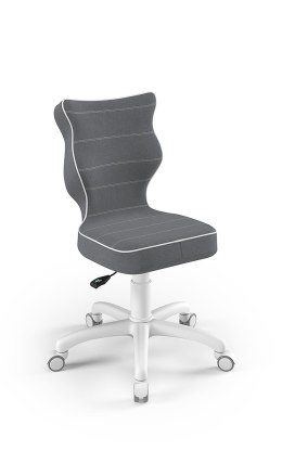 Entelo Petit Biały JS33 rozmiar 3 - DOBRE KRZESŁO dla kręgosłupa, ortopedyczne - fotel obrotowy do biurka