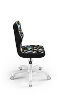 Entelo Petit Biały ST30 rozmiar 4 - DOBRE KRZESŁO dla kręgosłupa, ortopedyczne - fotel obrotowy do biurka