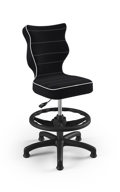 Entelo Petit Czarny JS01 rozmiar 4 WK+P - DOBRE KRZESŁO dla kręgosłupa, ortopedyczne - fotel obrotowy do biurka Entelo Petit Czarny JS01 rozmiar 4 WK+P - DOBRE KRZESŁO dla kręgosłupa, ortopedyczne - fotel obrotowy do biurka