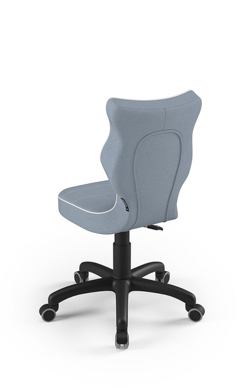 Entelo Petit Czarny JS06 rozmiar 4 - DOBRE KRZESŁO dla kręgosłupa, ortopedyczne - fotel obrotowy do biurka Entelo Petit Czarny JS06 rozmiar 4 - DOBRE KRZESŁO dla kręgosłupa, ortopedyczne - fotel obrotowy do biurka