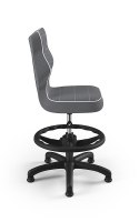 Entelo Petit Czarny JS33 rozmiar 3 WK+P - DOBRE KRZESŁO dla kręgosłupa, ortopedyczne - fotel obrotowy do biurka