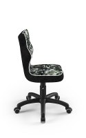 Entelo Petit Czarny ST33 rozmiar 4 - DOBRE KRZESŁO dla kręgosłupa, ortopedyczne - fotel obrotowy do biurka