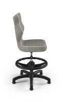 Entelo Petit Czarny VS03 rozmiar 4 WK+P - DOBRE KRZESŁO dla kręgosłupa, ortopedyczne - fotel obrotowy do biurka