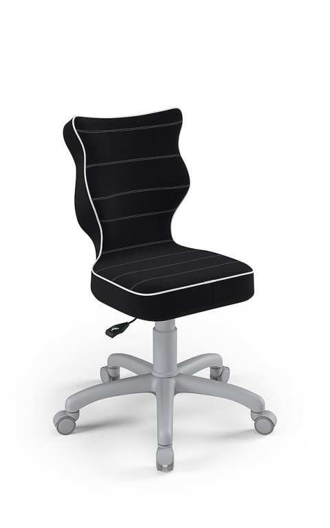 Entelo Petit Szary JS01 rozmiar 4 - DOBRE KRZESŁO dla kręgosłupa, ortopedyczne - fotel obrotowy do biurka Entelo Petit Szary JS01 rozmiar 4 - DOBRE KRZESŁO dla kręgosłupa, ortopedyczne - fotel obrotowy do biurka