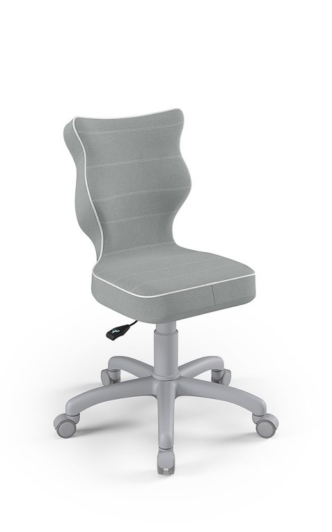 Entelo Petit Szary JS03 rozmiar 4 - DOBRE KRZESŁO dla kręgosłupa, ortopedyczne - fotel obrotowy do biurka Entelo Petit Szary JS03 rozmiar 4 - DOBRE KRZESŁO dla kręgosłupa, ortopedyczne - fotel obrotowy do biurka