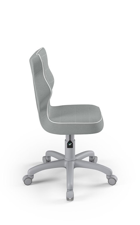 Entelo Petit Szary JS03 rozmiar 4 - DOBRE KRZESŁO dla kręgosłupa, ortopedyczne - fotel obrotowy do biurka Entelo Petit Szary JS03 rozmiar 4 - DOBRE KRZESŁO dla kręgosłupa, ortopedyczne - fotel obrotowy do biurka
