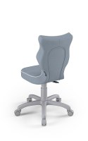 Entelo Petit Szary JS06 rozmiar 3 - DOBRE KRZESŁO dla kręgosłupa, ortopedyczne - fotel obrotowy do biurka