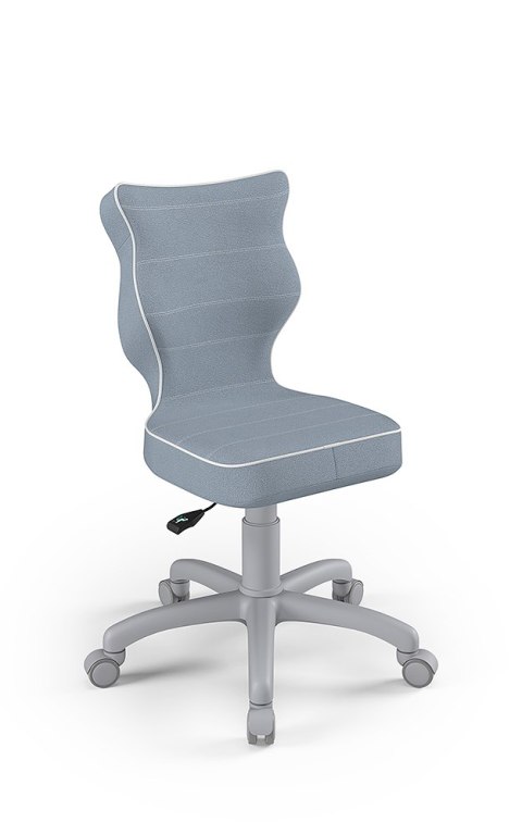Entelo Petit Szary JS06 rozmiar 4 - DOBRE KRZESŁO dla kręgosłupa, ortopedyczne - fotel obrotowy do biurka Entelo Petit Szary JS06 rozmiar 4 - DOBRE KRZESŁO dla kręgosłupa, ortopedyczne - fotel obrotowy do biurka
