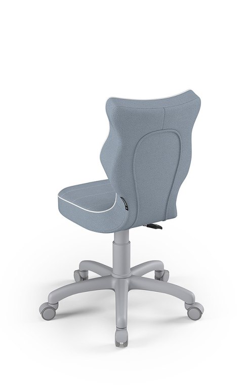 Entelo Petit Szary JS06 rozmiar 4 - DOBRE KRZESŁO dla kręgosłupa, ortopedyczne - fotel obrotowy do biurka Entelo Petit Szary JS06 rozmiar 4 - DOBRE KRZESŁO dla kręgosłupa, ortopedyczne - fotel obrotowy do biurka