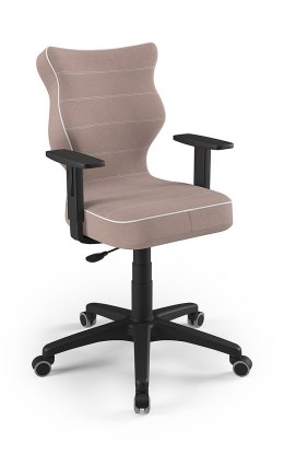 Entelo Duo Różowy/Czarny JS08 rozmiar 6 - DOBRE KRZESŁO dla kręgosłupa, ortopedyczne - fotel obrotowy do biurka